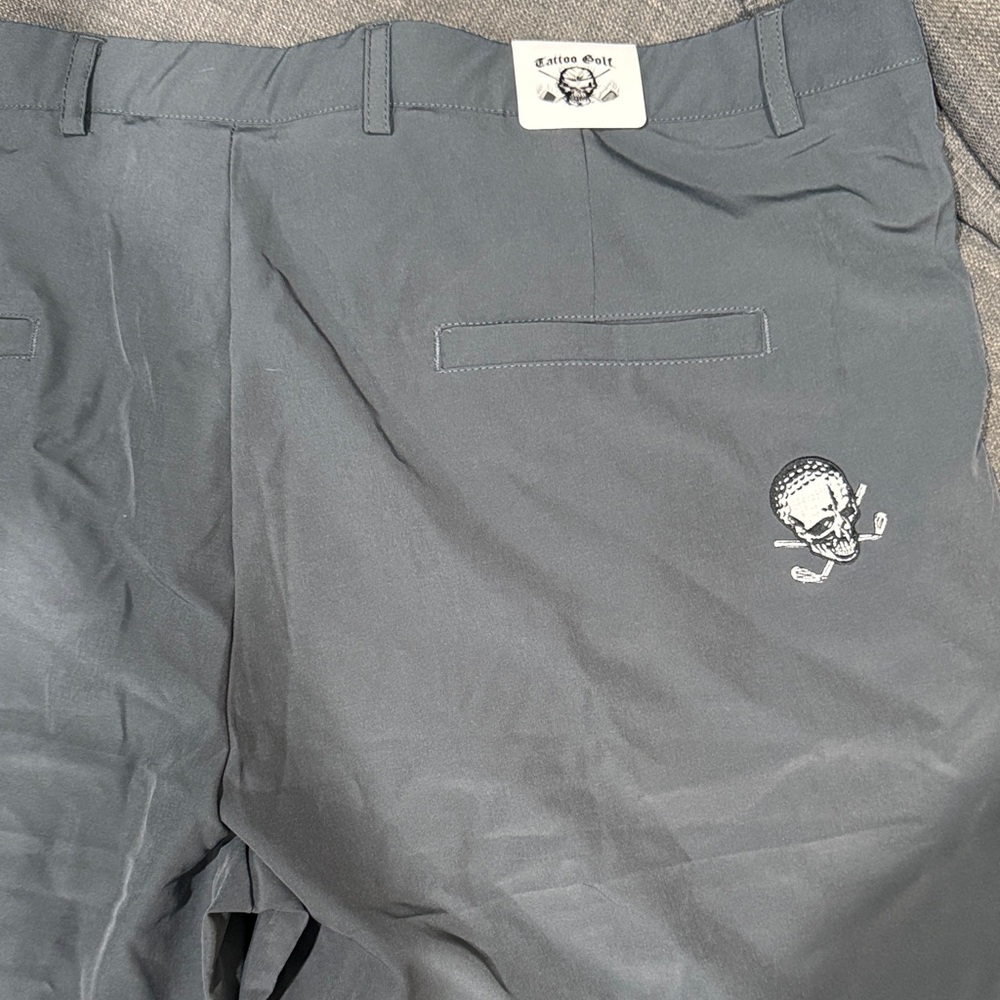 Men's Charcoal Hybrid Shorts - Picture 3 of 4